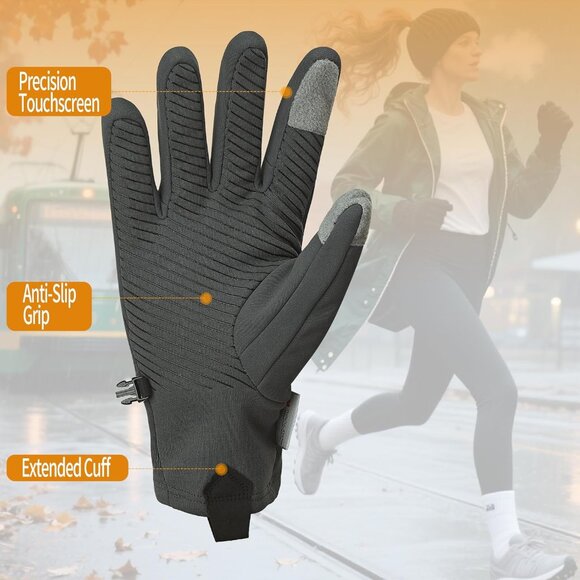 ⚡Eco daily Touchscreen Gloves Windproof Non-Slip Lightweight Winter Driving - Picture 4 of 7